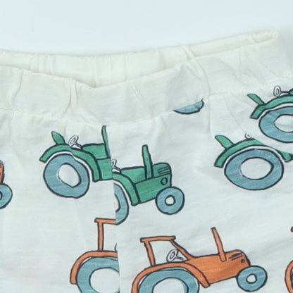 Marks & Spencer Baby Multicoloured   Cropped Trousers Size 3-6 Months