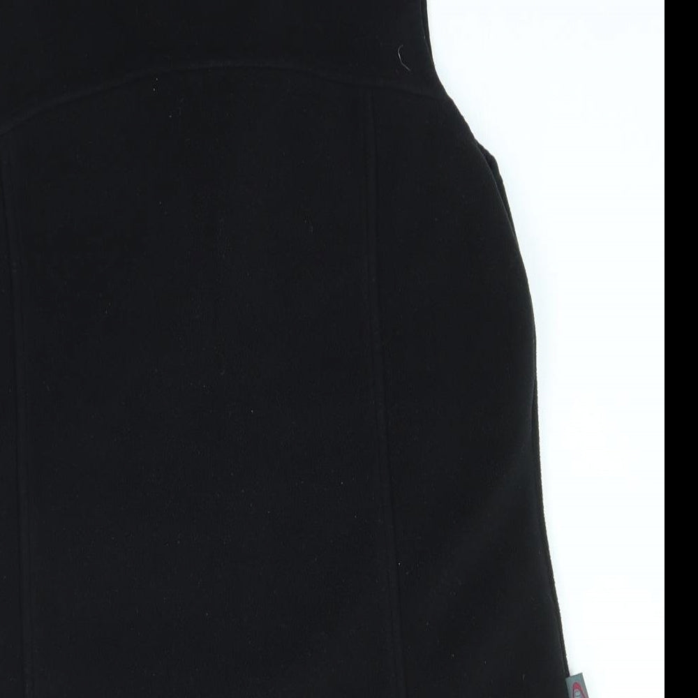 Mountain Life Womens Black   Full Zip Jumper Size 8