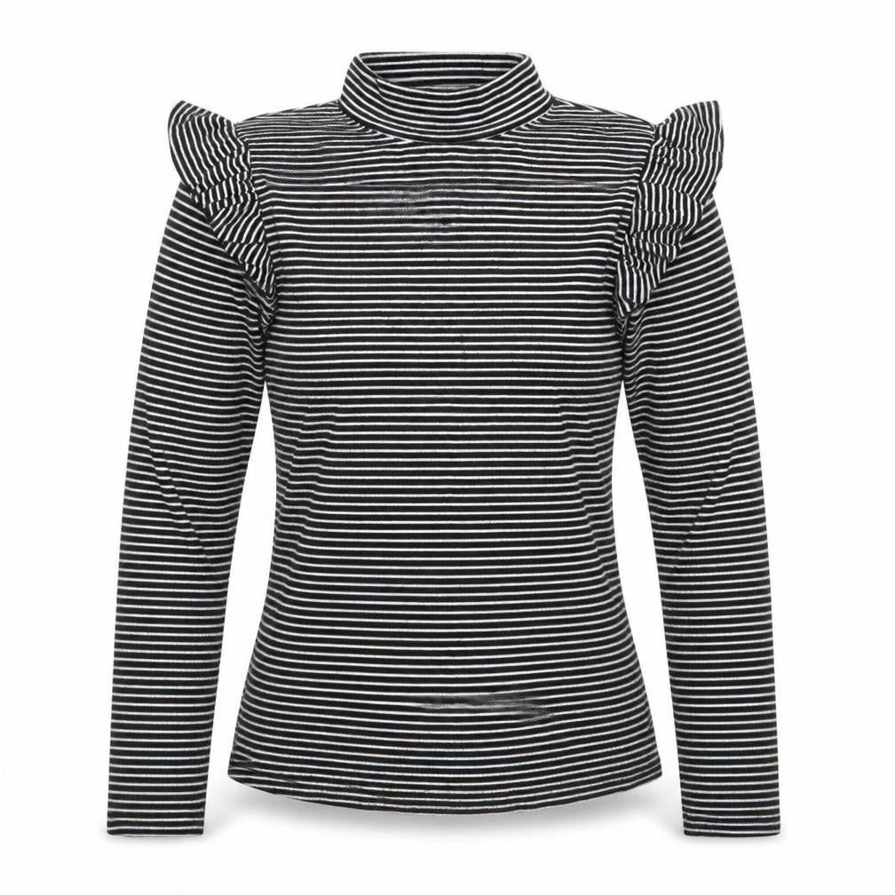 Primark Womens Black Striped  Pullover Sweatshirt Size 8