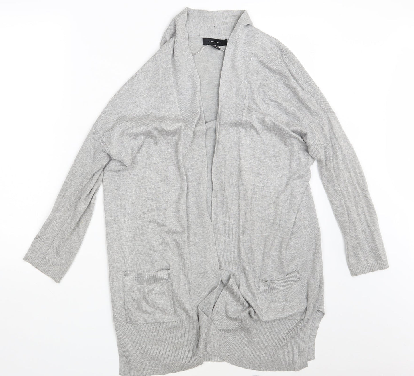 aTMO Womens Grey   Wrap Jumper Size 6