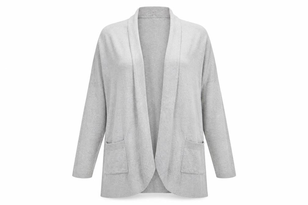 aTMO Womens Grey   Wrap Jumper Size 6