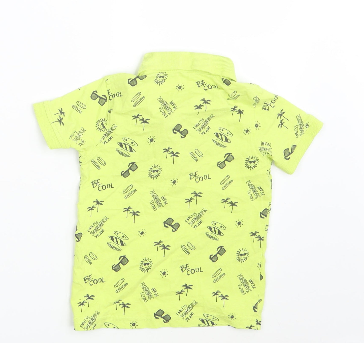 George Boys Yellow   Pullover Polo Size 2-3 Years
