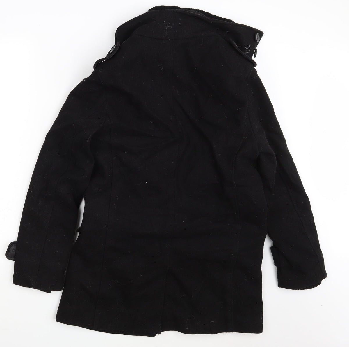 Cedarwood State Womens Black Overcoat Coat Size XS