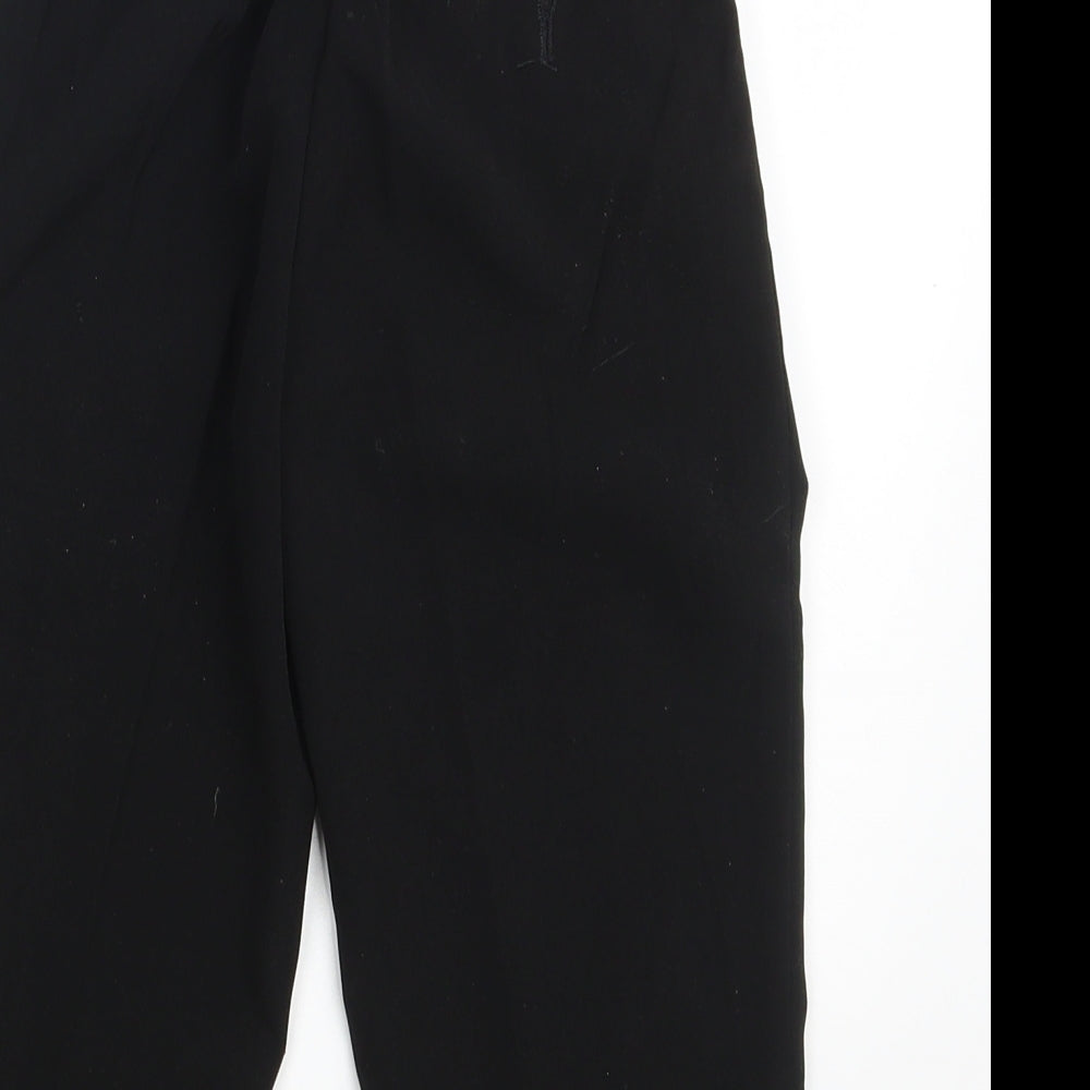 Ricardo Boys Black   Dress Pants Trousers One Size - Waist 16in; Inside  leg 13in