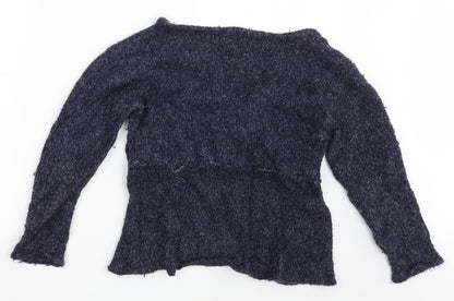 Tigertail Womens Blue   Pullover Jumper Size M