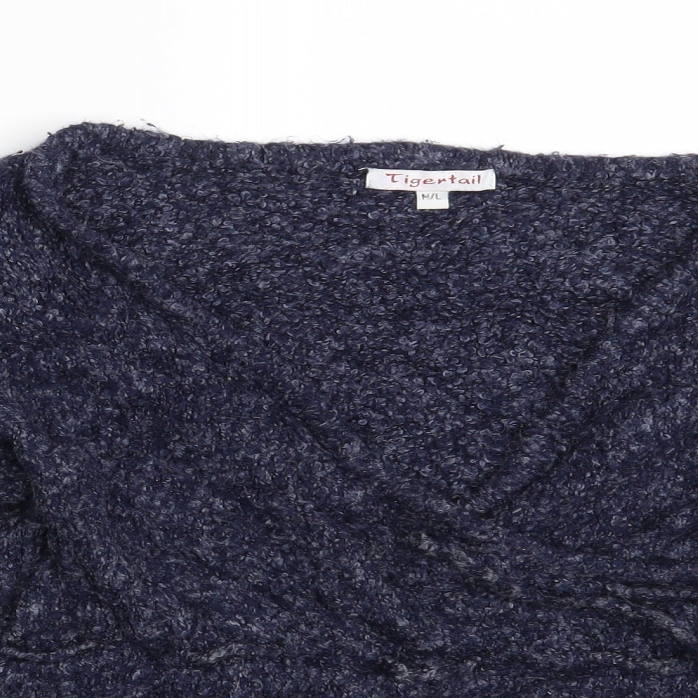 Tigertail Womens Blue   Pullover Jumper Size M