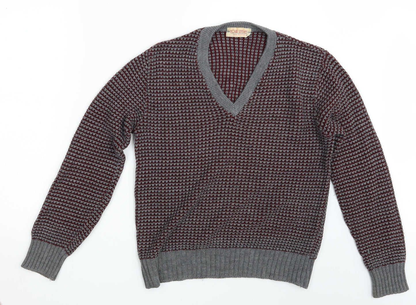 Four Seasons Mens Purple   Pullover Jumper Size S