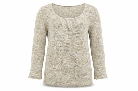 Atmosphere Womens Beige   Pullover Jumper Size 8