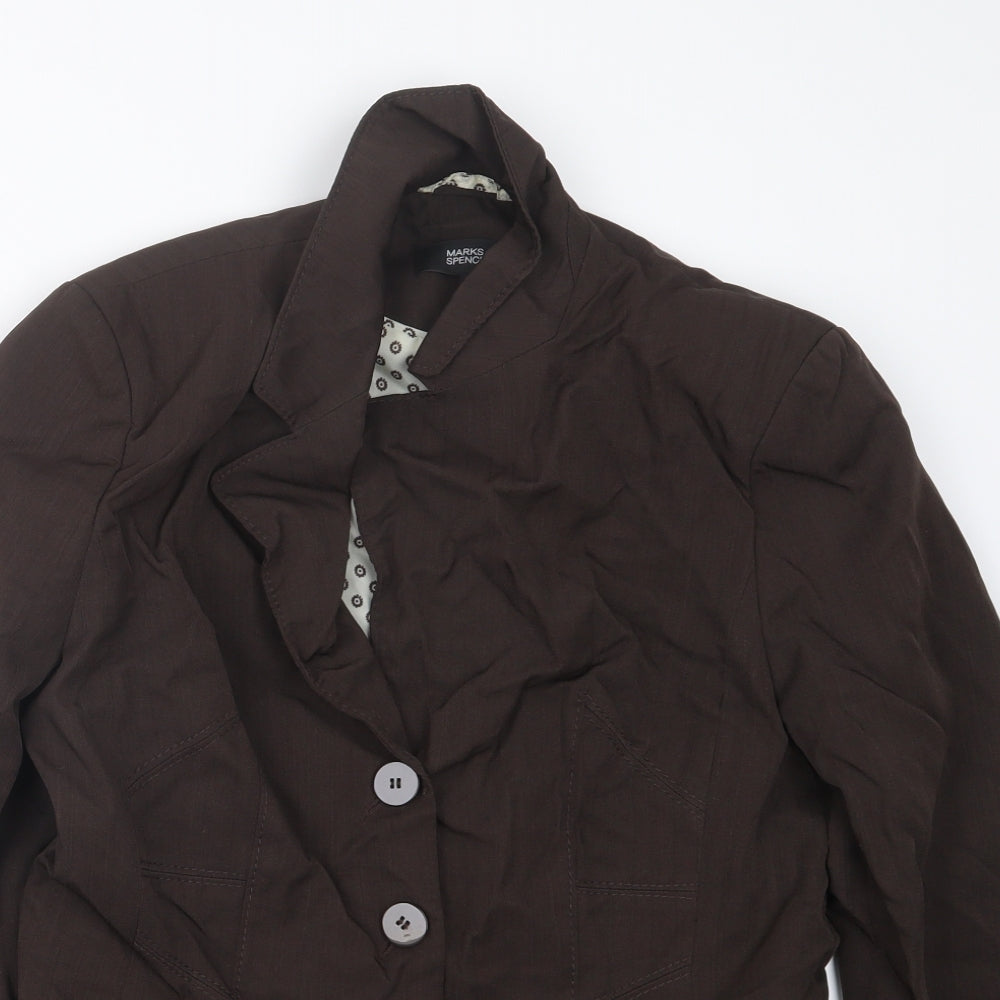 Marks and Spencer Womens Brown   Jacket  Size 12