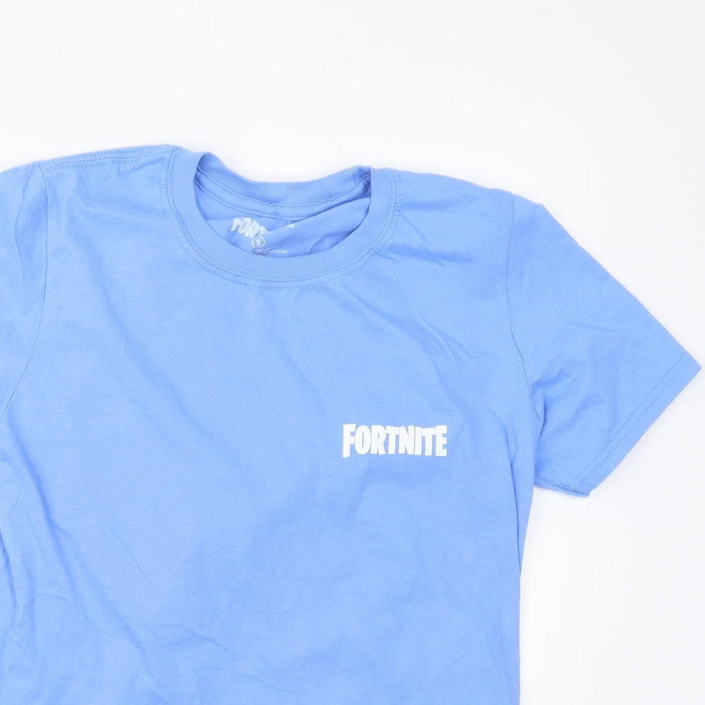 Fortnite Mens Blue    T-Shirt Size S  - Fortnite