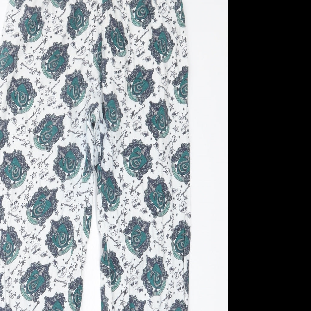 Love to Lounge Womens Blue Geometric  Capri Pyjama Pants Size 6  - Harry Potter