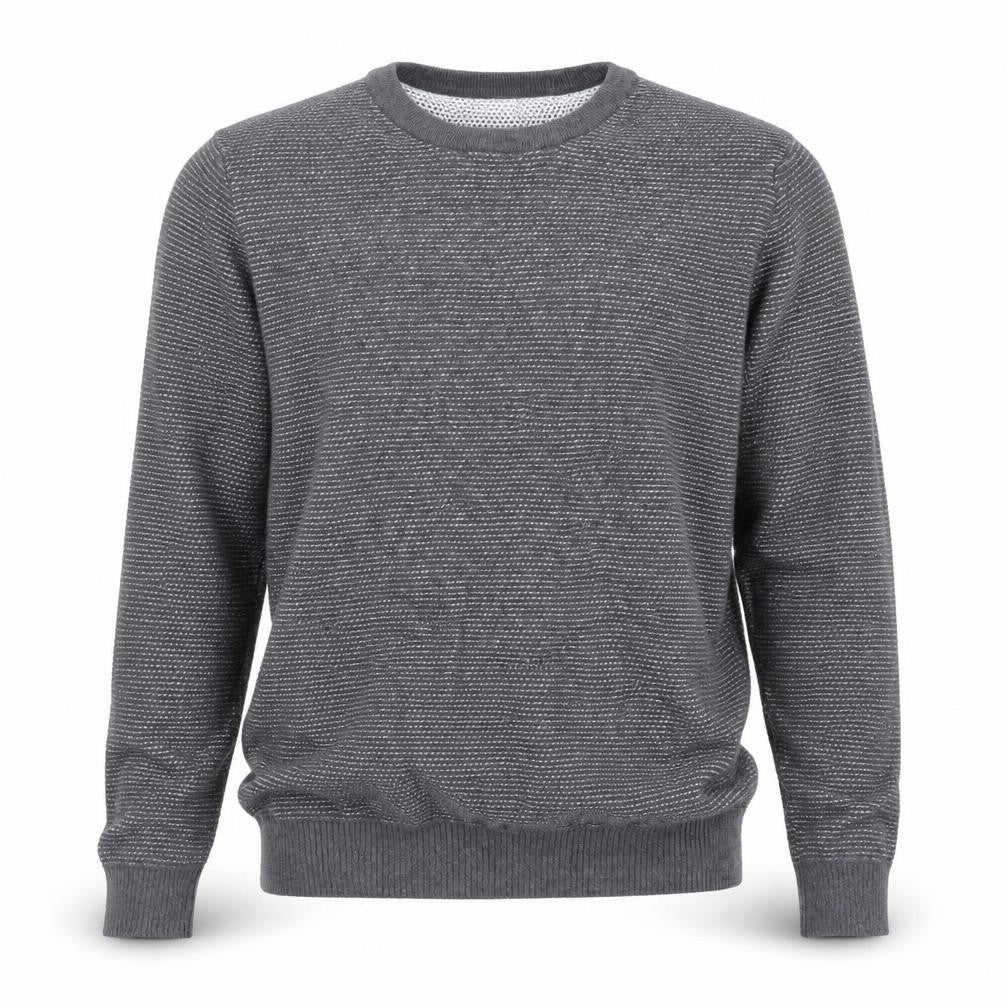Primark Mens Grey  Knit Pullover Jumper Size M