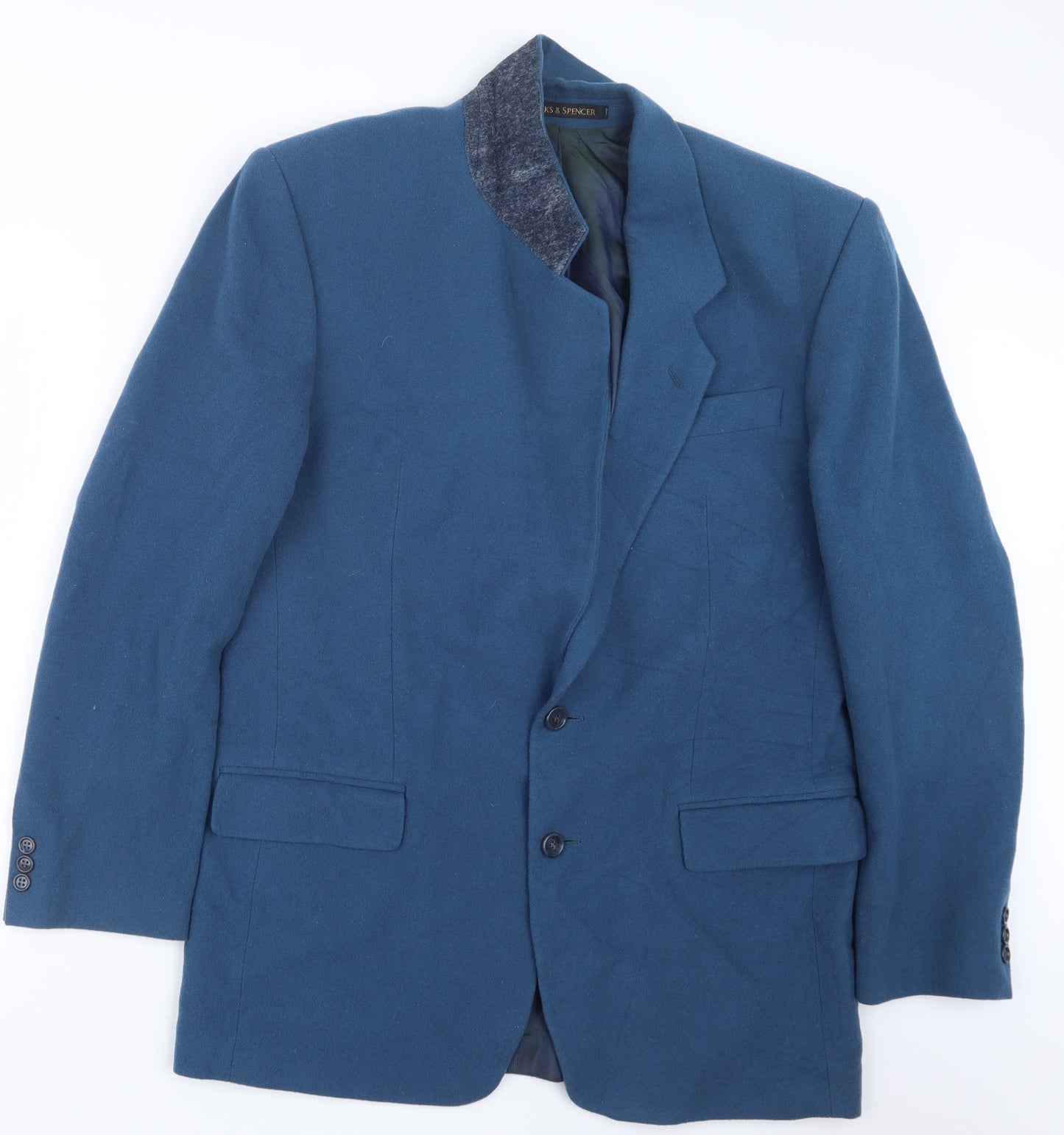 Marks and Spencer Mens Blue   Jacket Suit Jacket Size 40