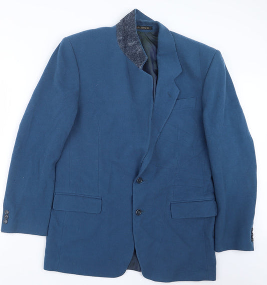 Marks and Spencer Mens Blue   Jacket Suit Jacket Size 40