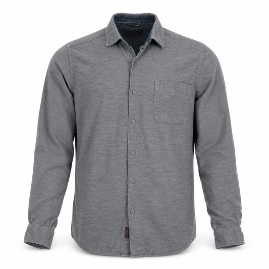 Black Brown 1826 Mens Grey    Button-Up Size M