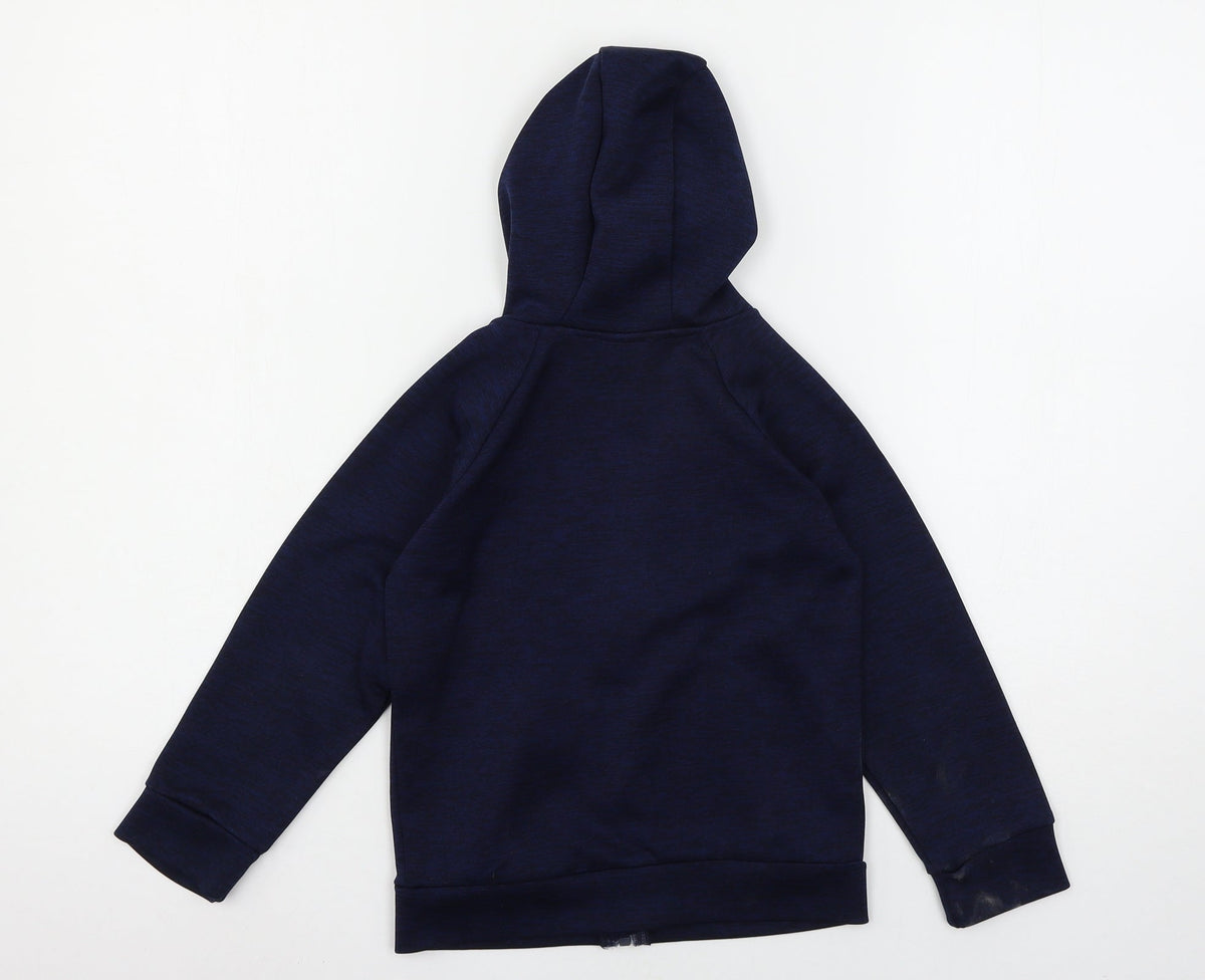 Urban Rascals Boys Blue  Jersey Full Zip Hoodie Size 5-6 Years
