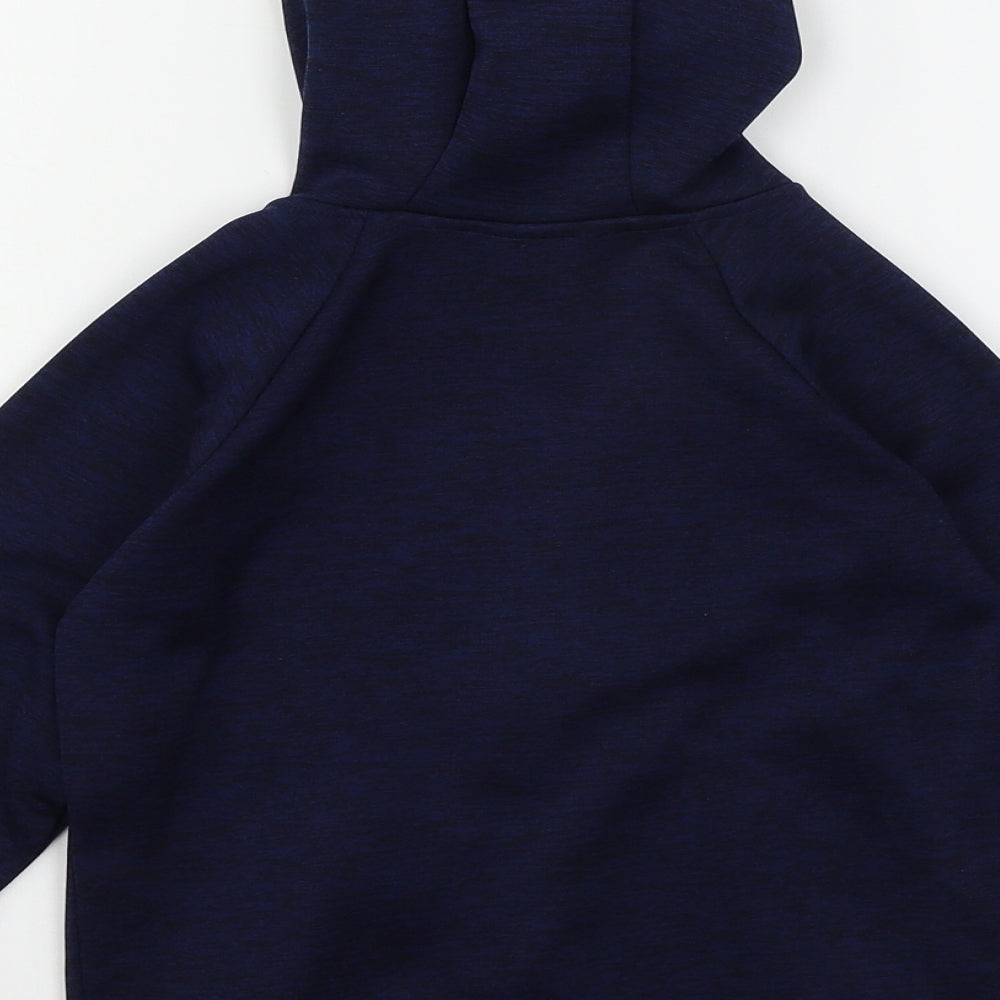 Urban Rascals Boys Blue  Jersey Full Zip Hoodie Size 5-6 Years
