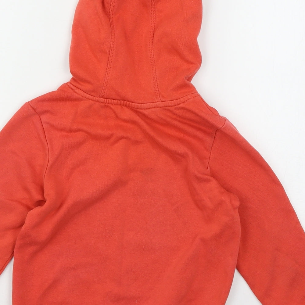 George Girls Red  Jersey Pullover Hoodie Size 5-6 Years  - Football