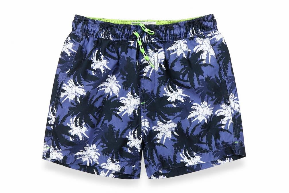 Matalan Boys Blue Floral  Sweat Shorts Size 6 Years