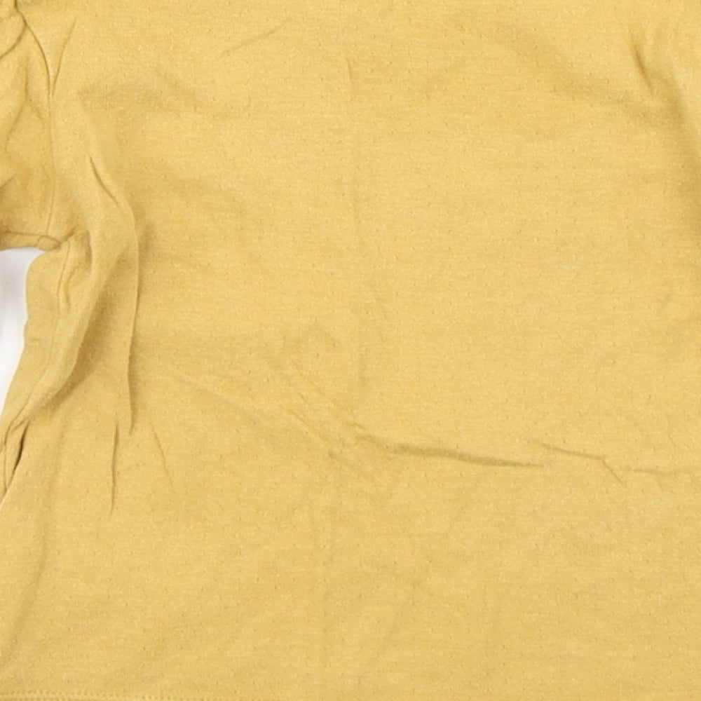 M&S Boys Yellow   Basic T-Shirt Size 12-18 Months