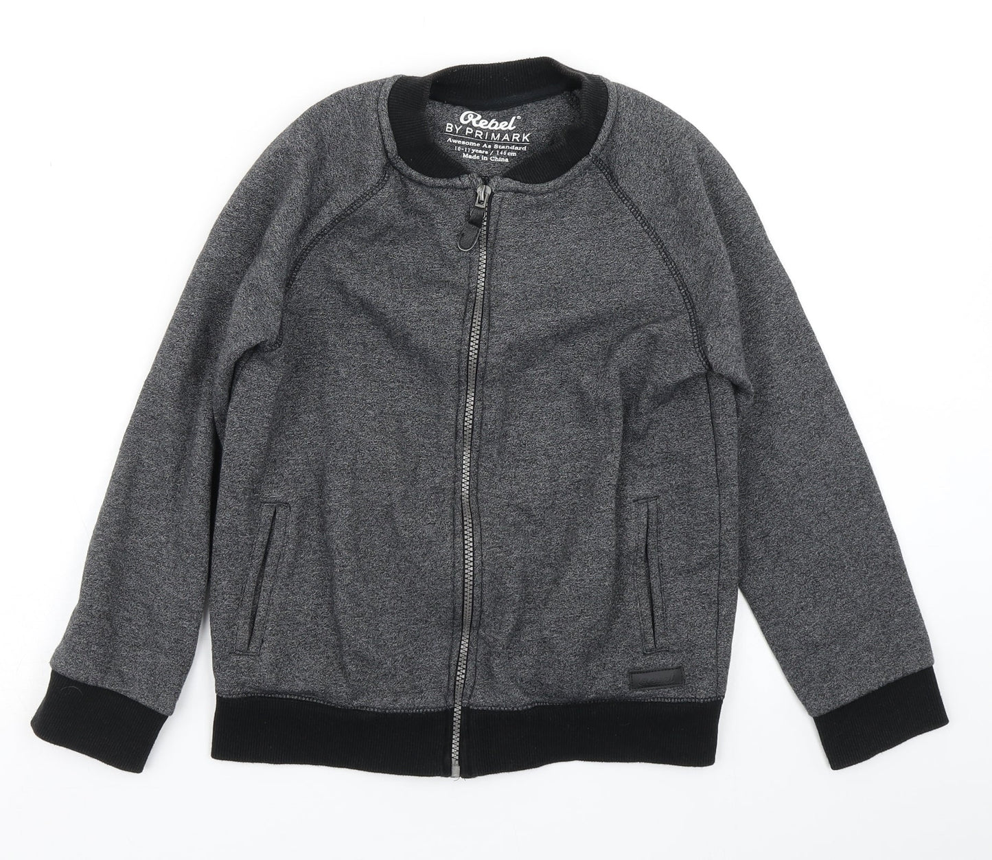 Rebel Boys Grey   Jacket  Size 10-11 Years