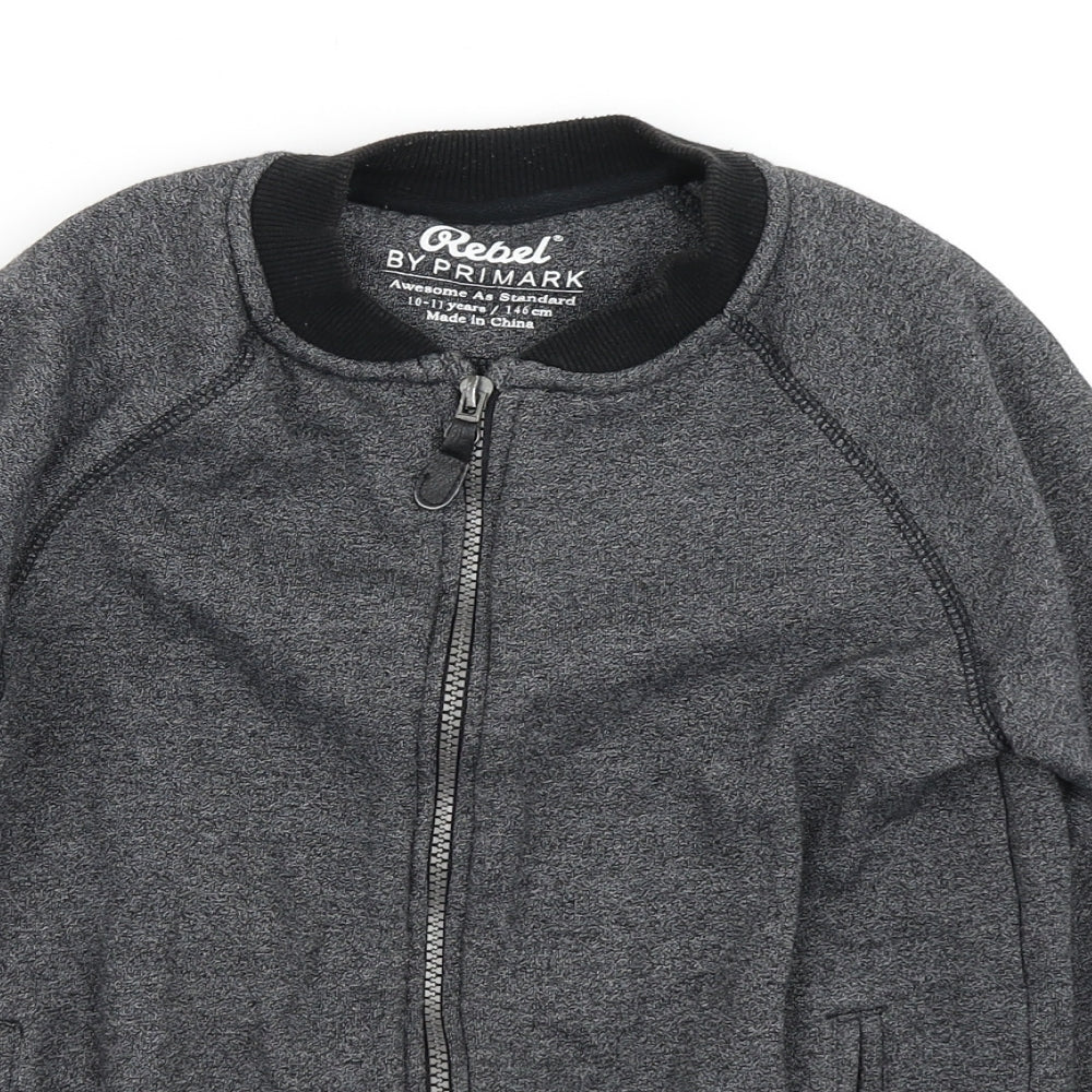 Rebel Boys Grey   Jacket  Size 10-11 Years