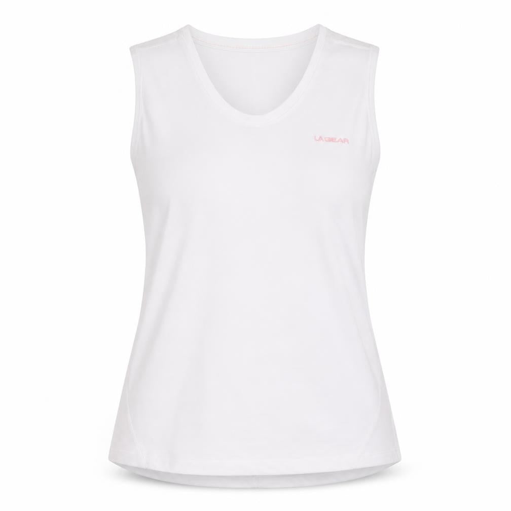 LA Gear Womens White   Basic Tank Size 14