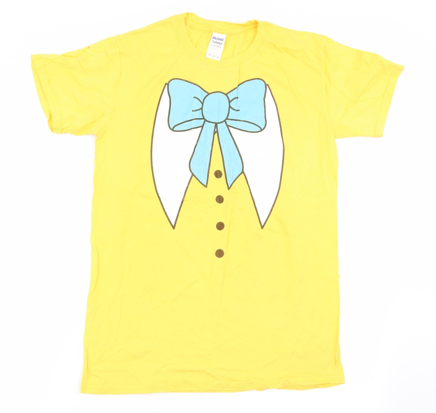 gidan Womens Yellow   Basic T-Shirt Size M