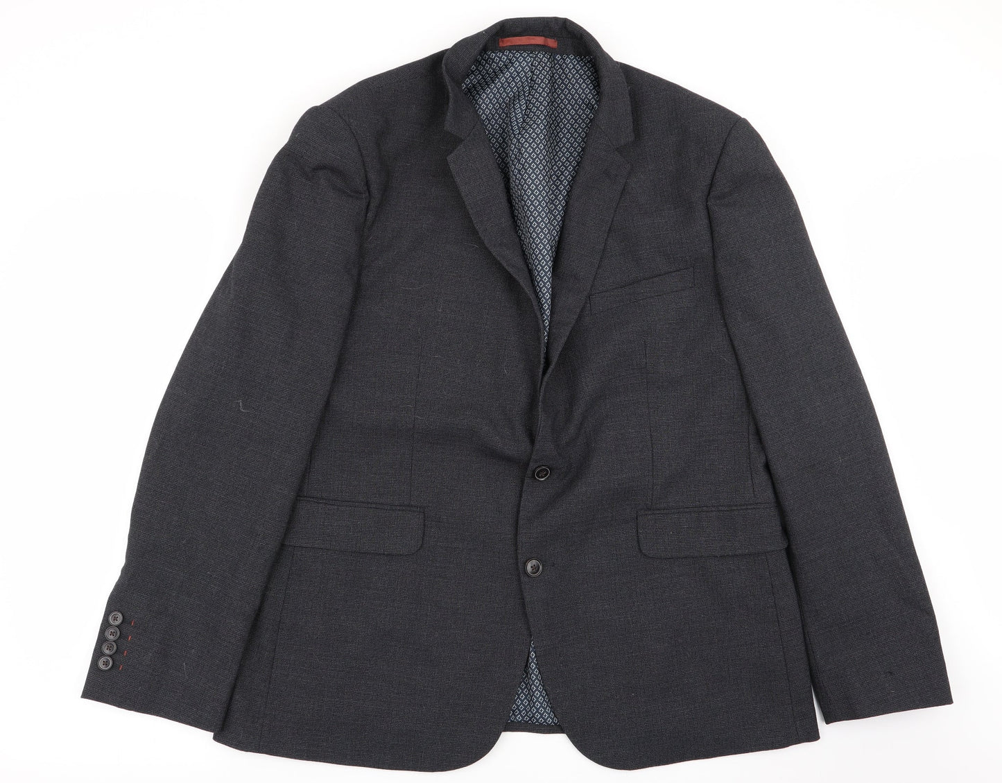 Burton menswear Mens Grey   Jacket Blazer Size 46