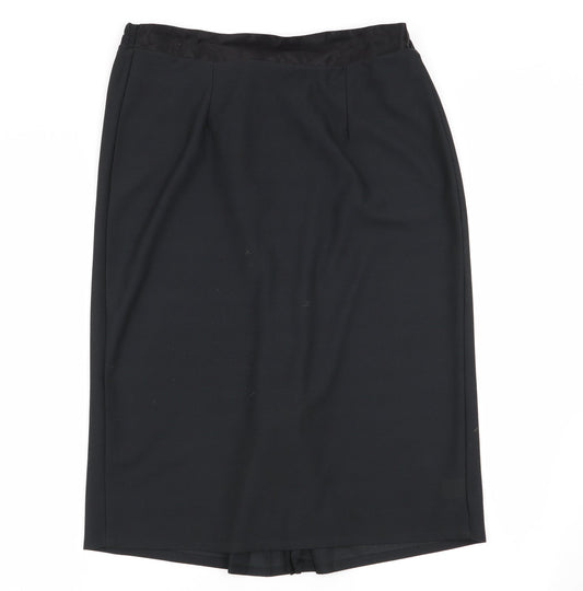 Debut Womens Black   Flare Skirt Size 14  - Stretch waistband