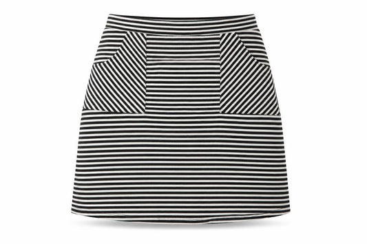 Papaya Womens Multicoloured Striped  Flare Skirt Size 12  - Stretch waistband