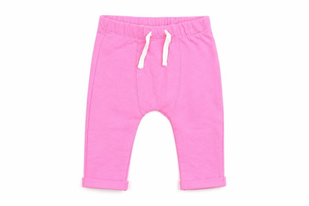 F&F Girls Pink   Capri Trousers Size 3-6 Months  - leggings