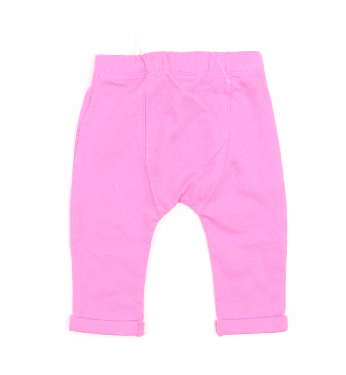F&F Girls Pink   Capri Trousers Size 3-6 Months  - leggings