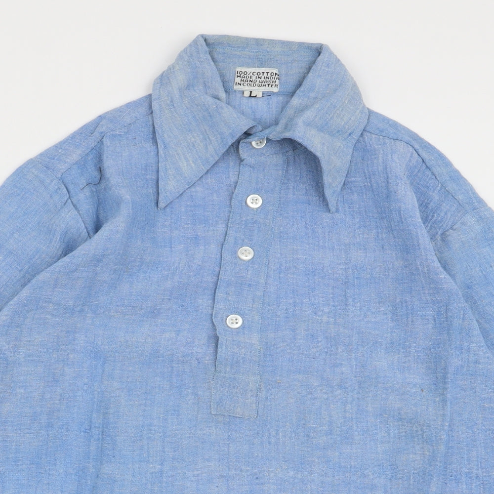 Preworn Boys Blue   Basic Polo Size L