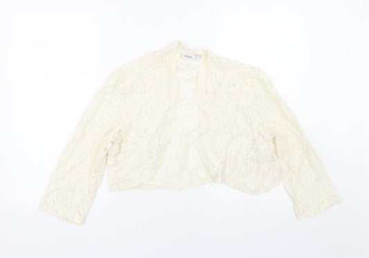 NEXT Womens Beige Floral  Cape Jumper Size XL