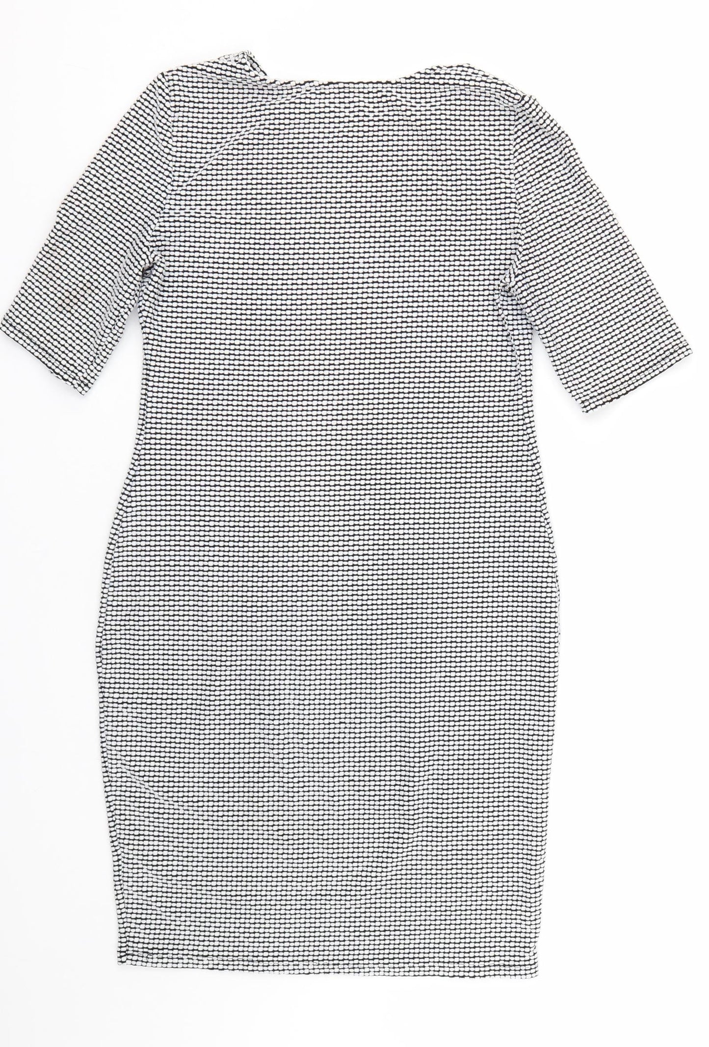Preworn Womens Black   Wrap Dress  Size XL