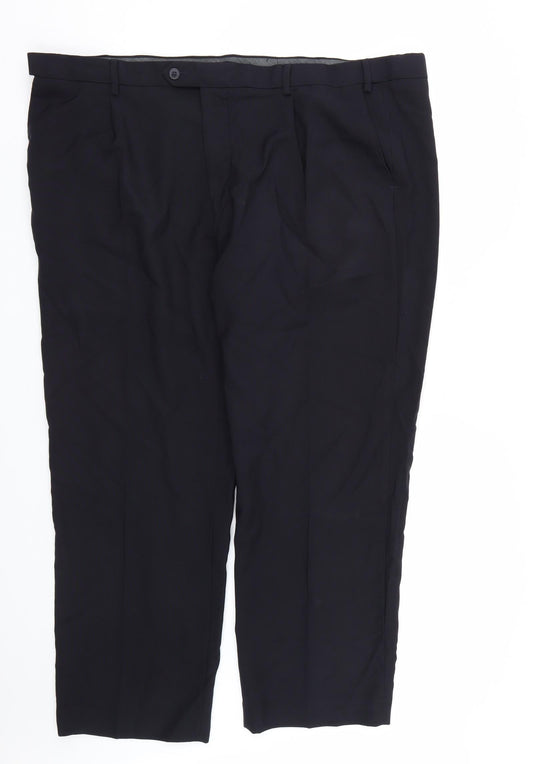M&S Womens Blue   Trousers  Size 44 L26 in