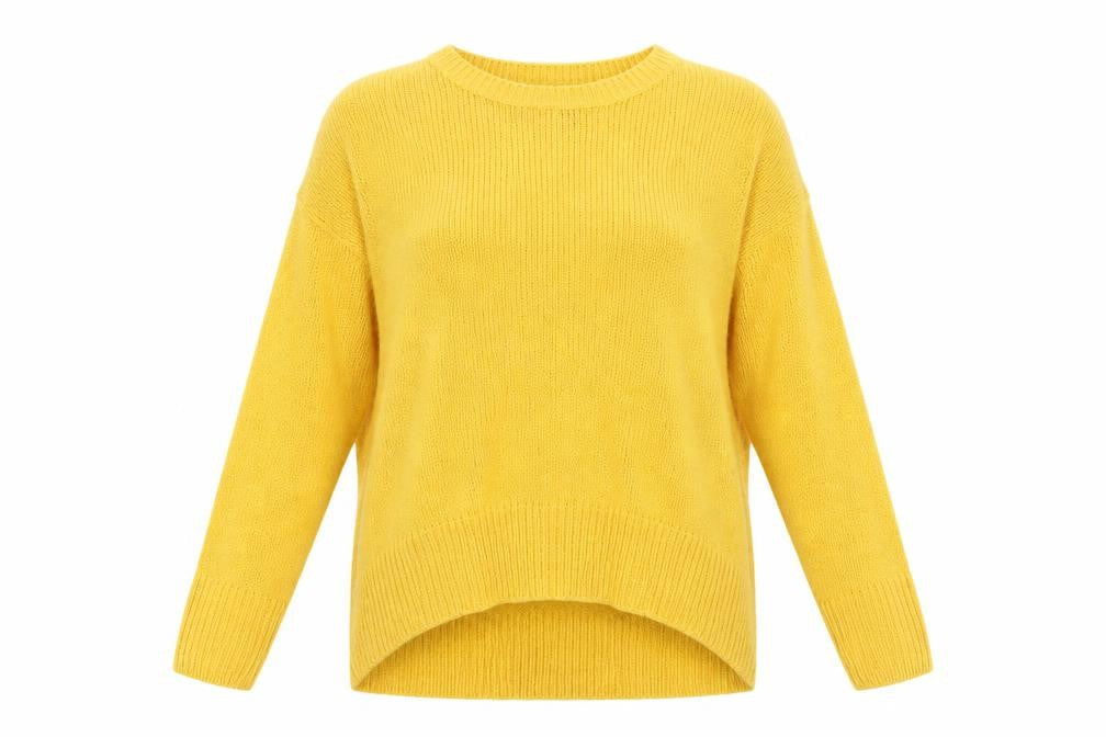 New Look Womens Yellow   Pullover Jumper Size L
