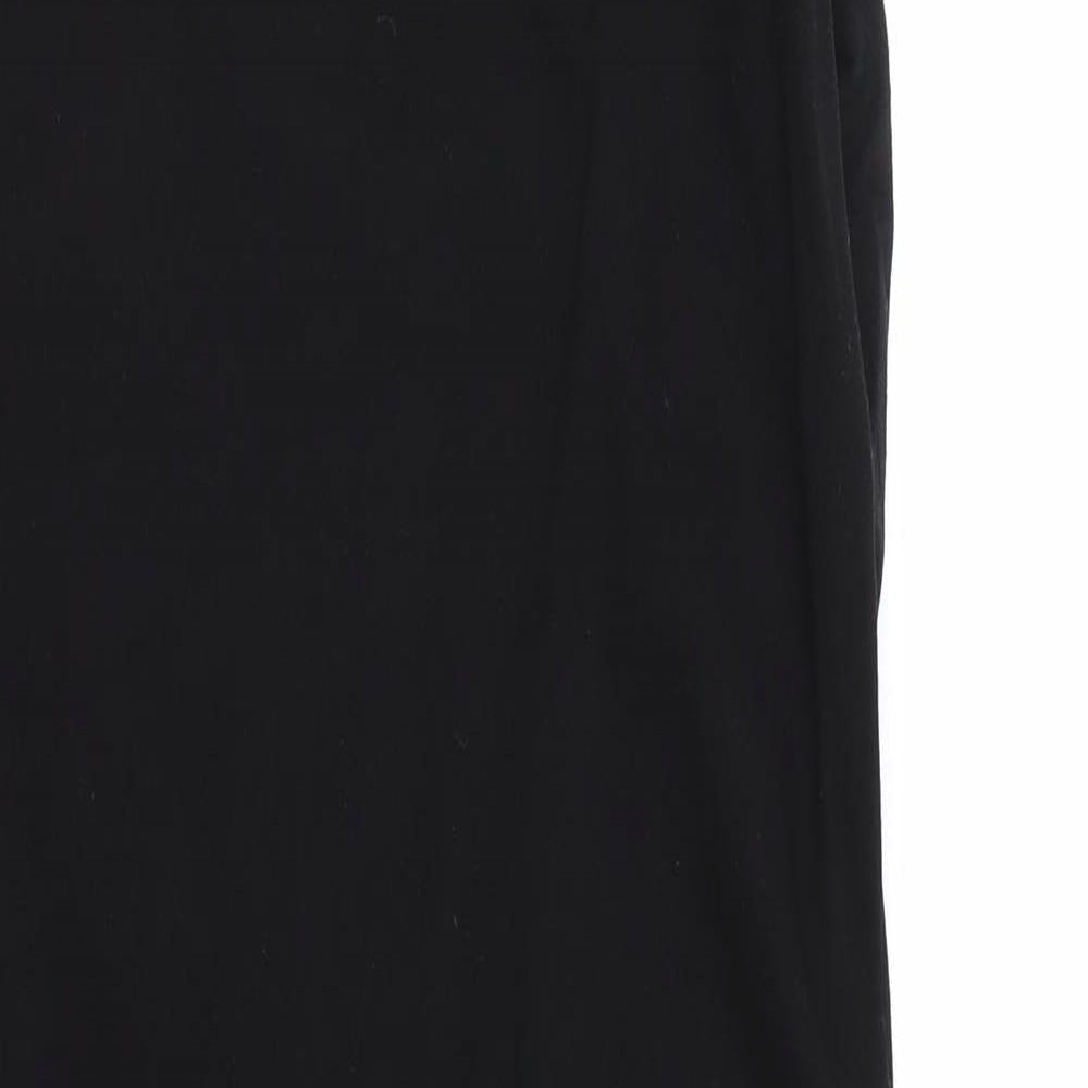 Reserved  Womens Black   Wrap Dress  Size L