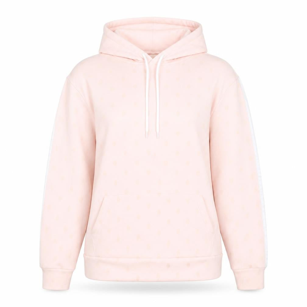 Preworn Womens Pink Polka Dot  Pullover Hoodie Size M