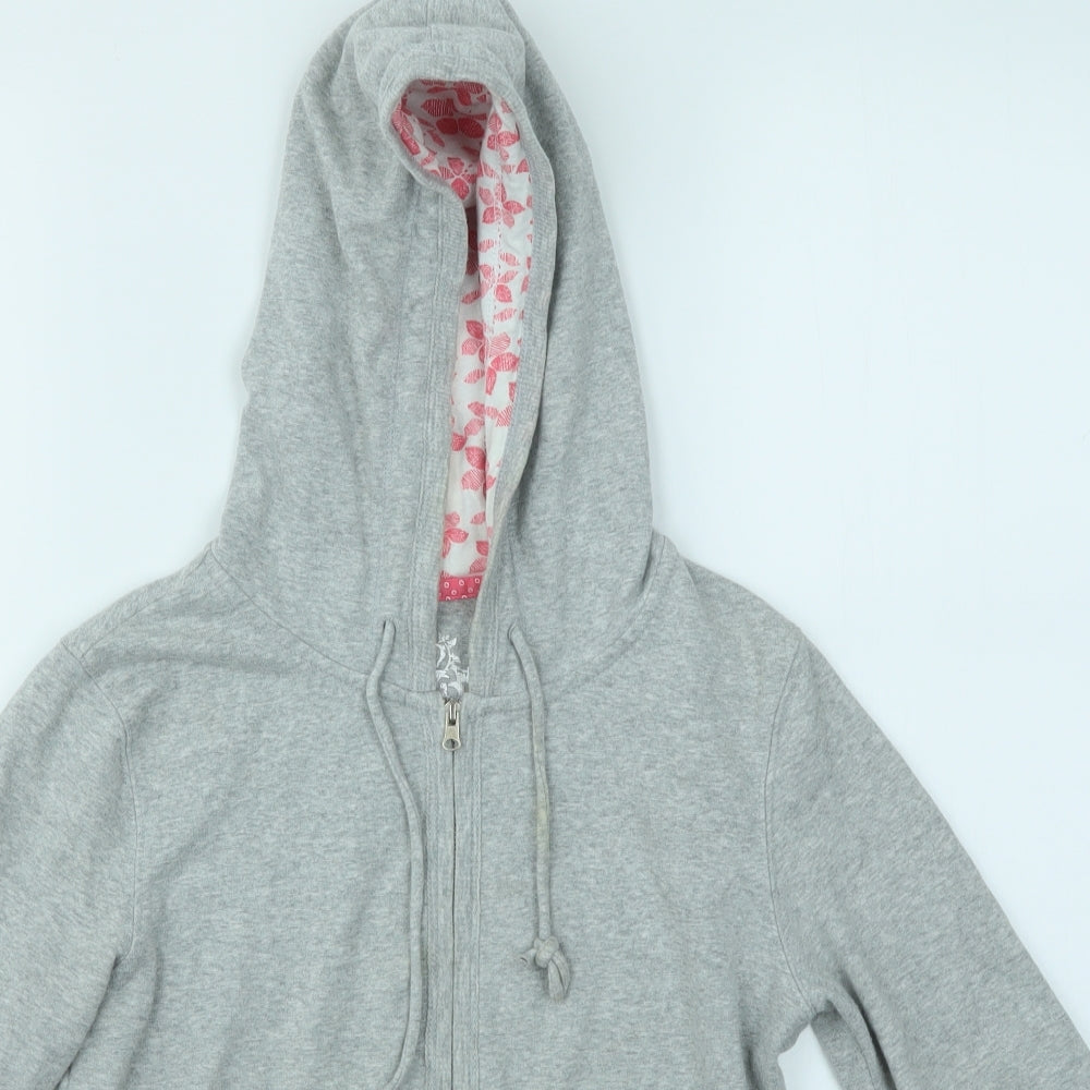 LoveDesign Womens Grey   Full Zip Jumper Size M