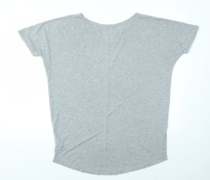 Next Womens Grey   Basic T-Shirt Size 8