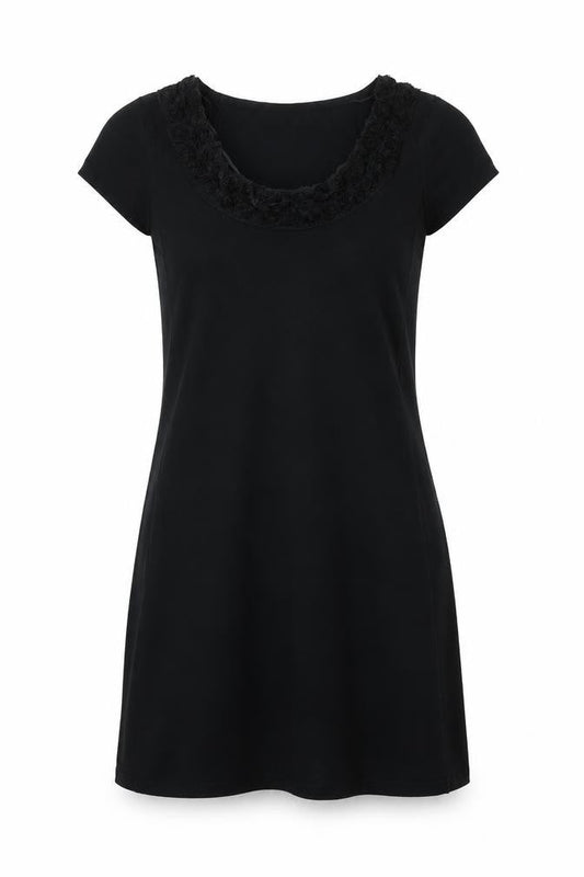 Purple Womens Black   Fit & Flare  Size L