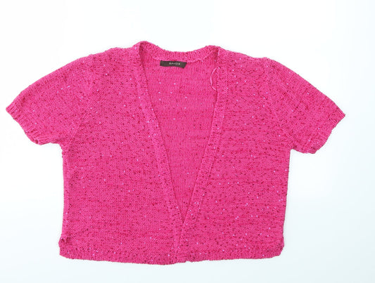 Savoir Womens Pink   Cardigan Jumper Size 12