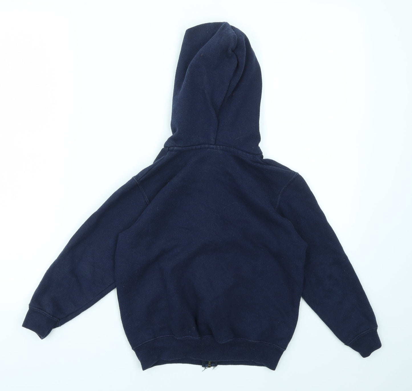 FRUIT THE LOOOM  Boys Blue   Full Zip Jumper Size 5-6 Years