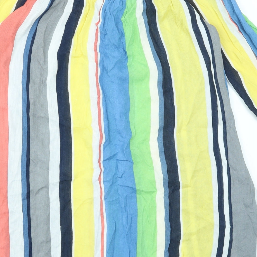 NEXT Womens Multicoloured Striped  Basic Blouse Size 12