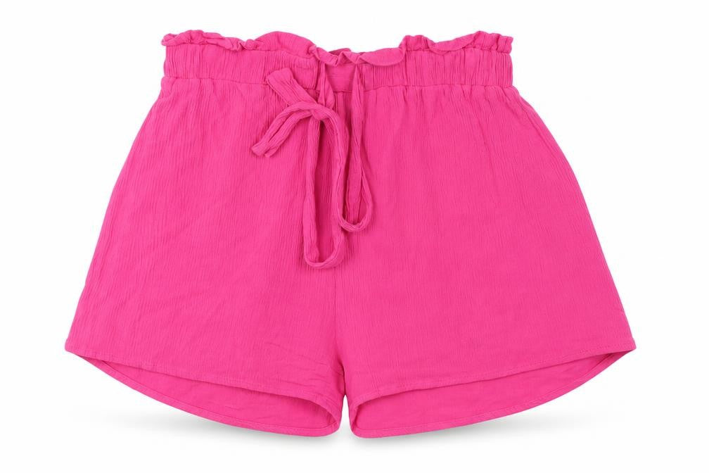 H&M Womens Pink   Cut-Off Shorts Size 6 - stretch waistband