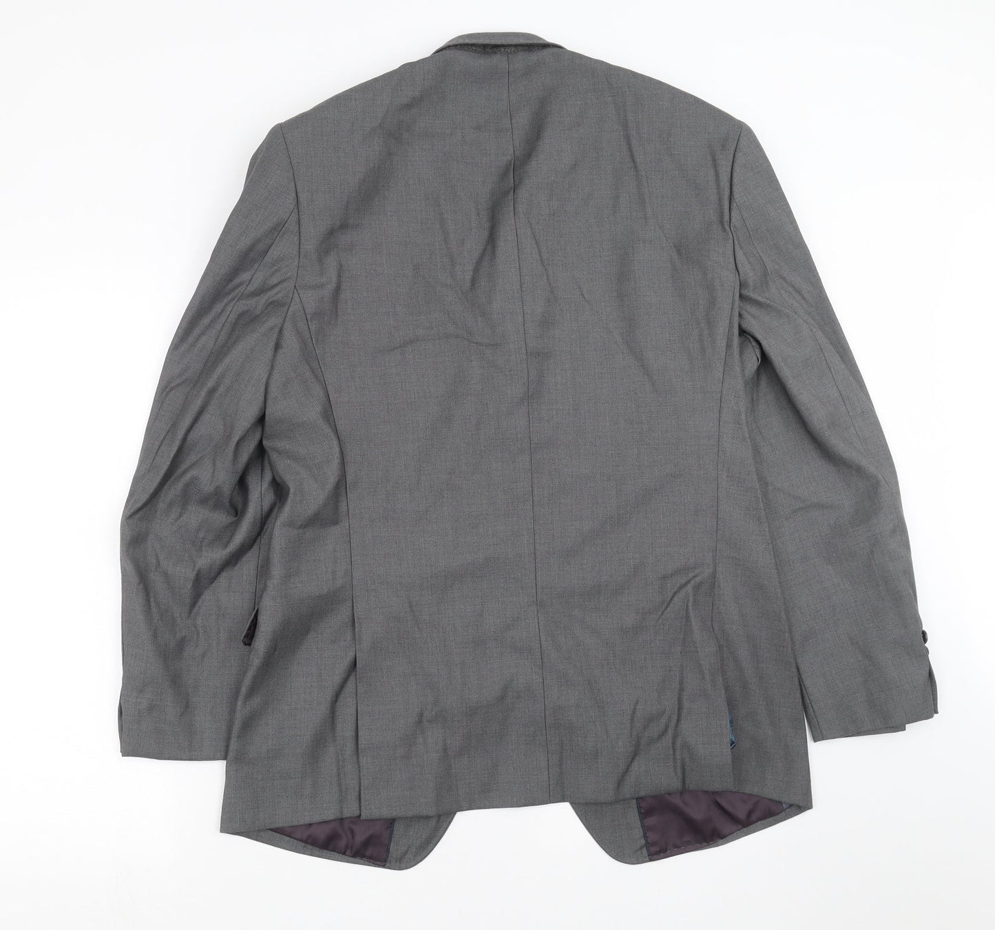 Frank Tailor Mens Grey   Jacket Suit Jacket Size 42
