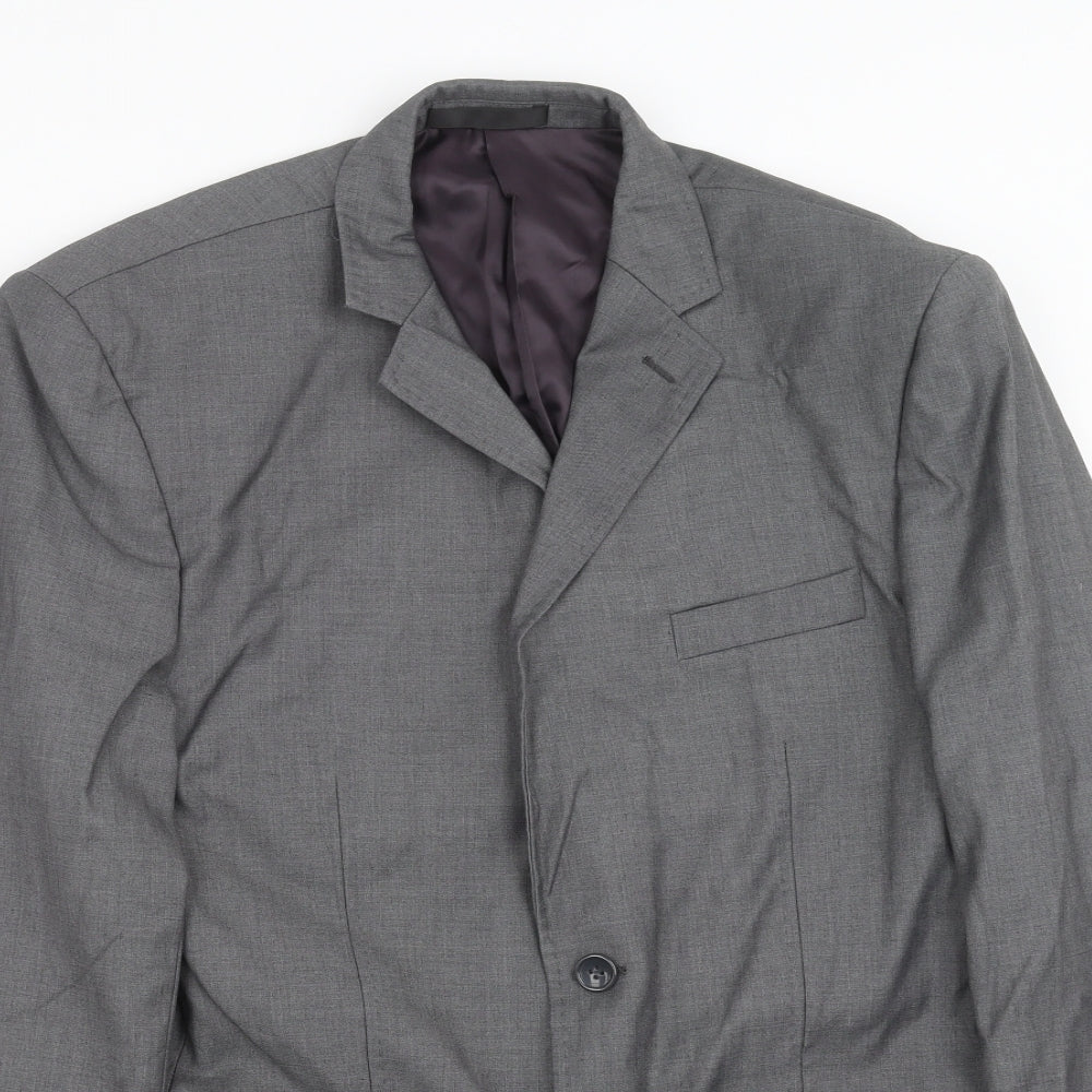Frank Tailor Mens Grey   Jacket Suit Jacket Size 42