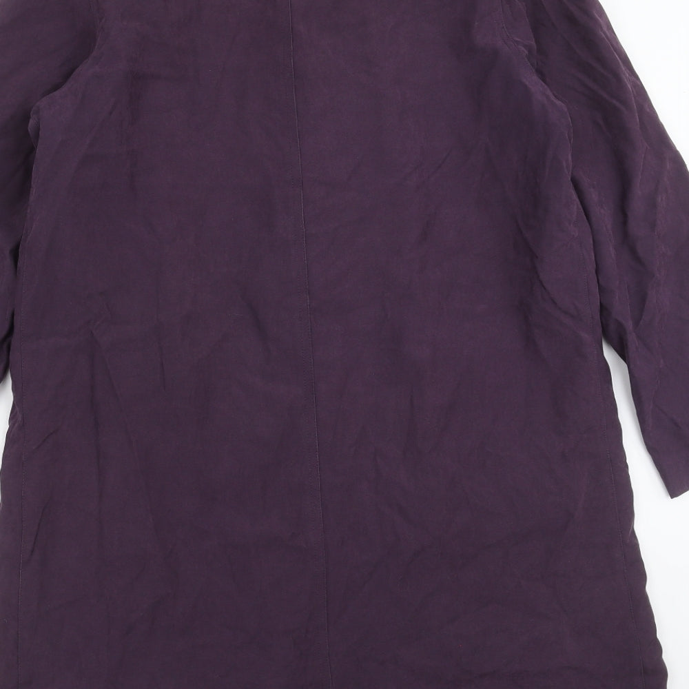 NuAge Womens Purple   Jacket Coat Size 10